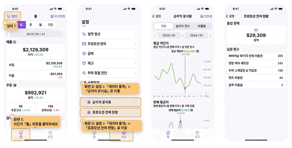 【BOSS】관련 데이터 차트 자료는 어디서 확인하나요?