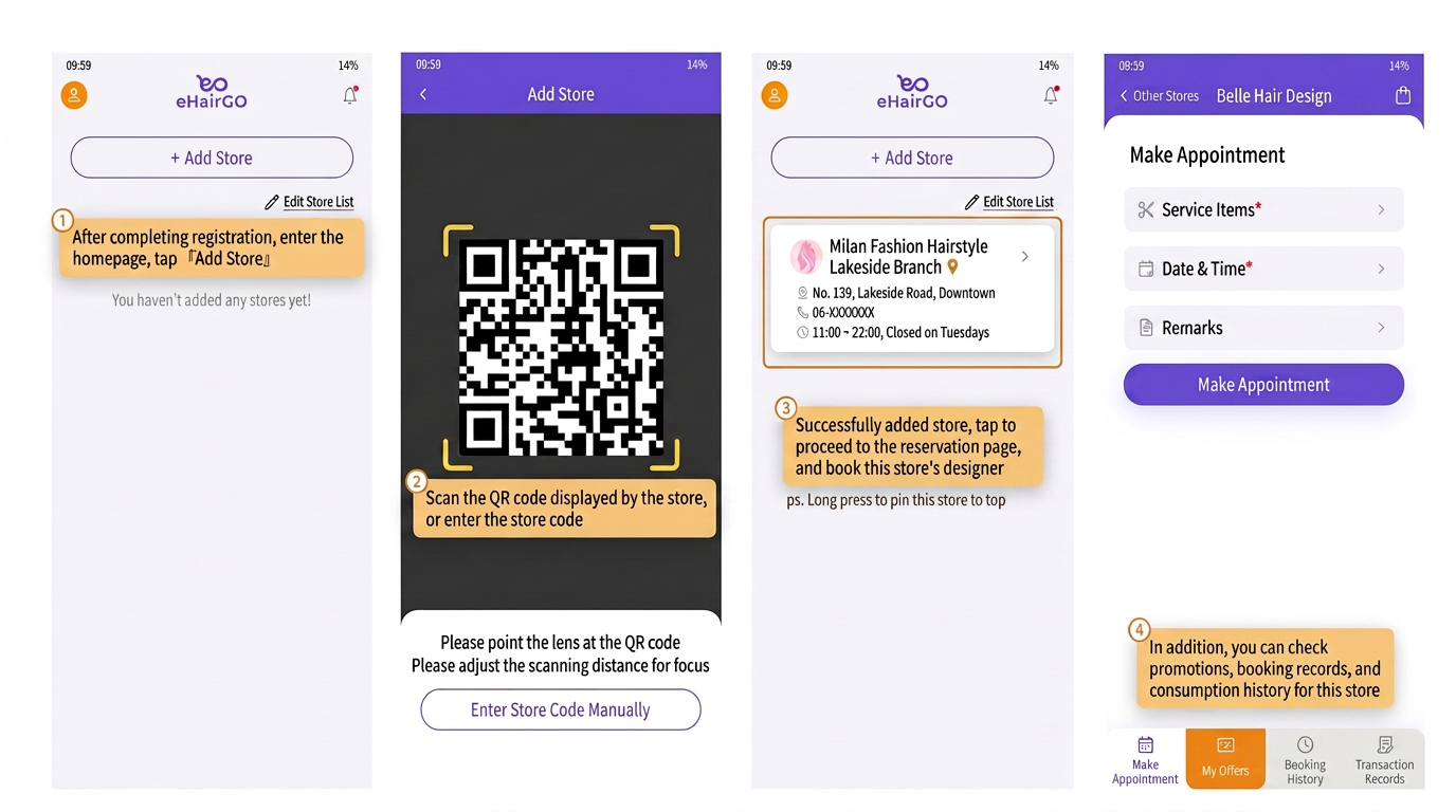 eHairPOS salon POS system — eHairGO App feature introduction eHairGO App feature introduction