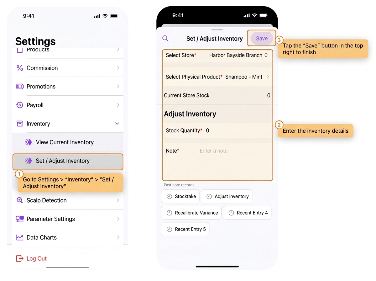 [BOSS] How do I register or adjust a product's store inventory quantity