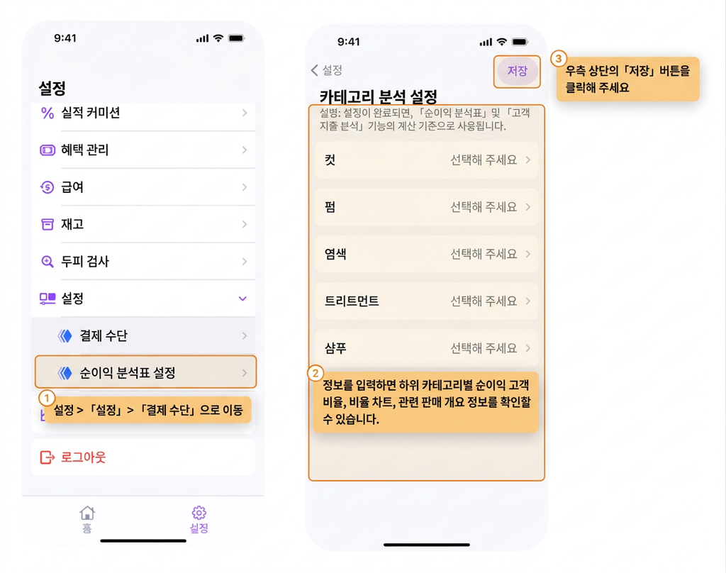 【BOSS】순이익 분석표란 무엇이며, 어떻게 설정하고 확인하나요?
