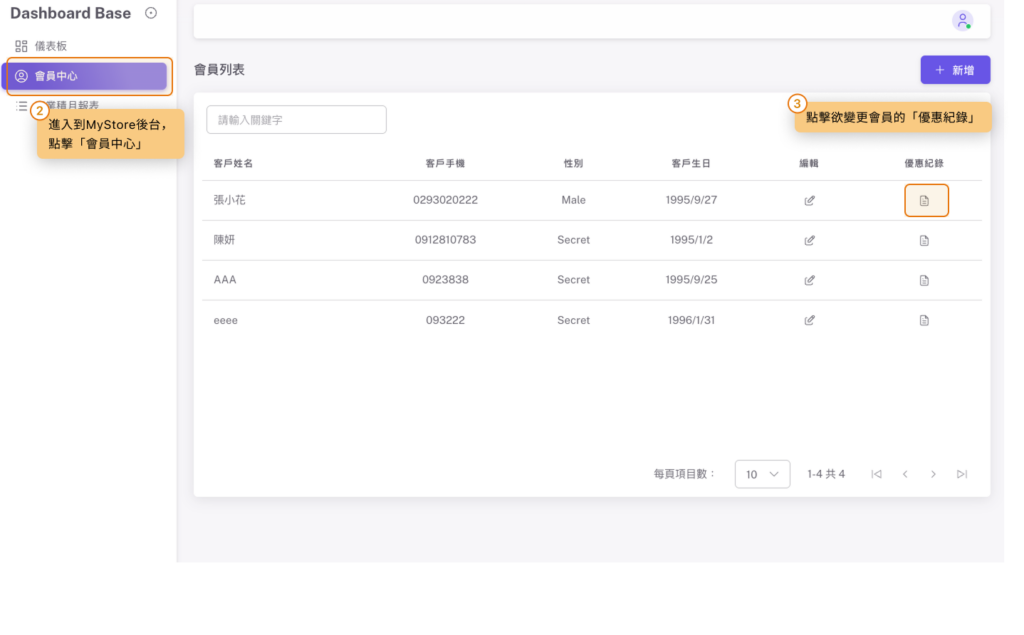 eHairPOS 美髮 POS 系統|【MyStore後台】如何直接手動變更客戶身上的優惠數量? 【MyStore後台】如何直接手動變更客戶身上的優惠數量?